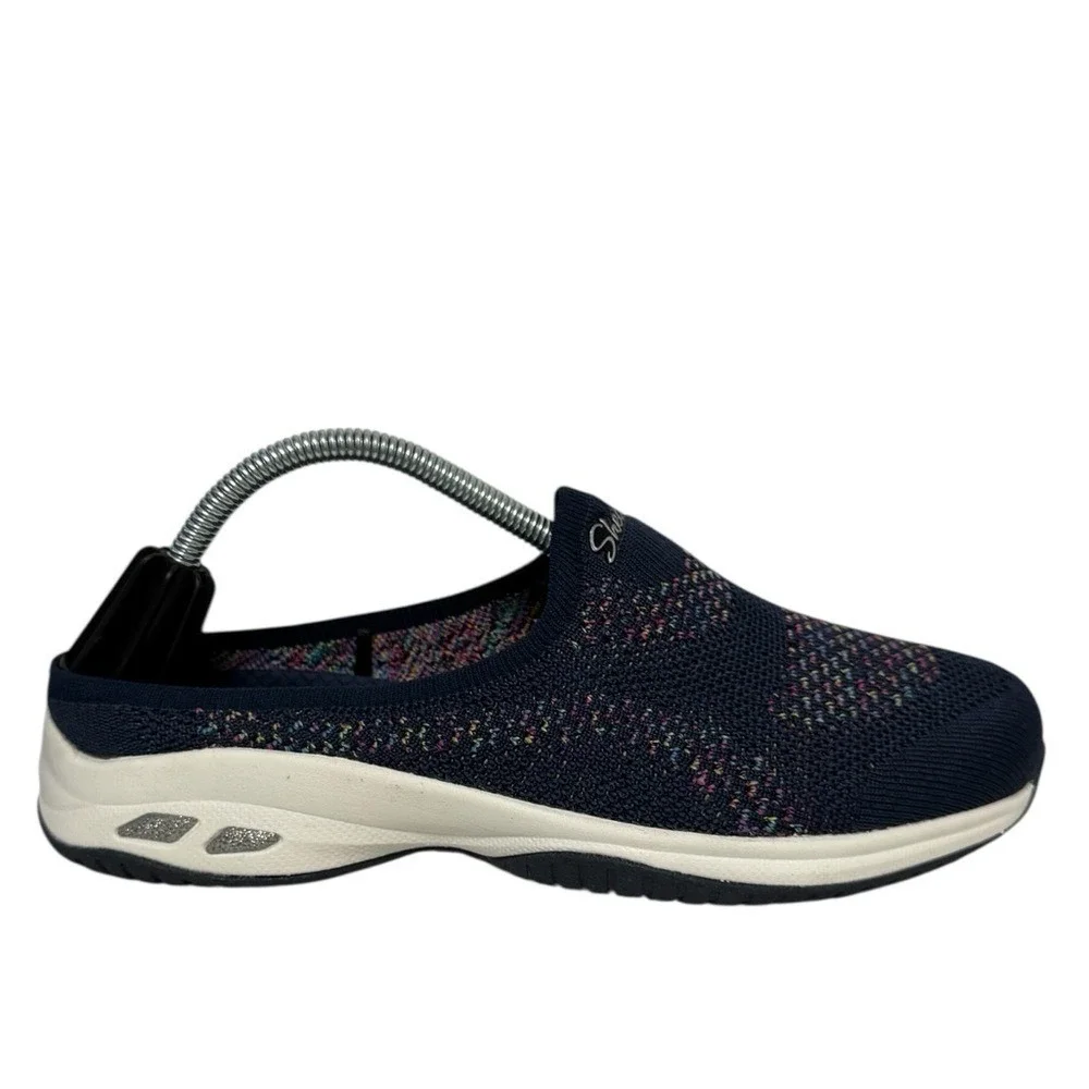 Skechers‎ Commute Time In Knit To Win Open Back Slip-On Sneaker